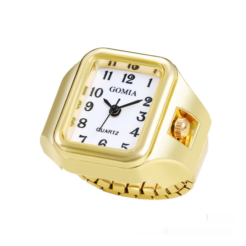 Watch With An Extended Strap That Can Be Worn As A Ring
