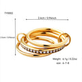 Women's Titanium Steel Ring Korean-style Minimalist