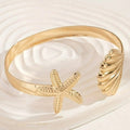 Elegant Personalized Stainless Steel Bracelet In A Beach-resort Style