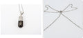 Perfume bottle pendant necklace