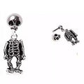 Retro Punk Mini Skull Stud Earrings
