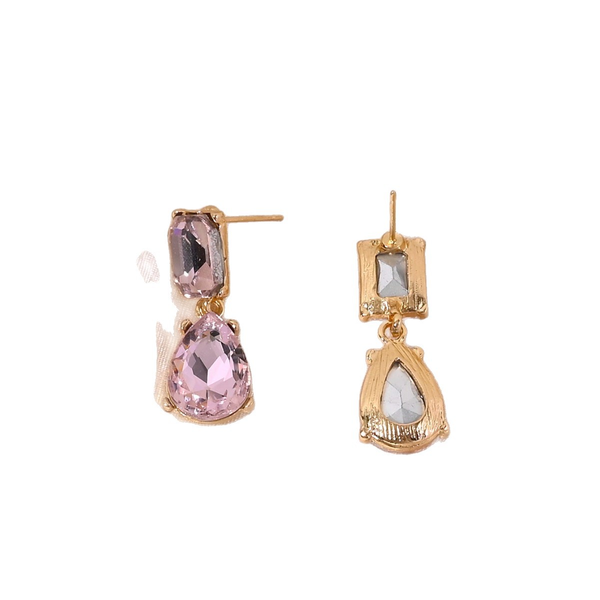 Chic Shimmering Rhinestone Drop Earring Sluxury-lite And Versatile
