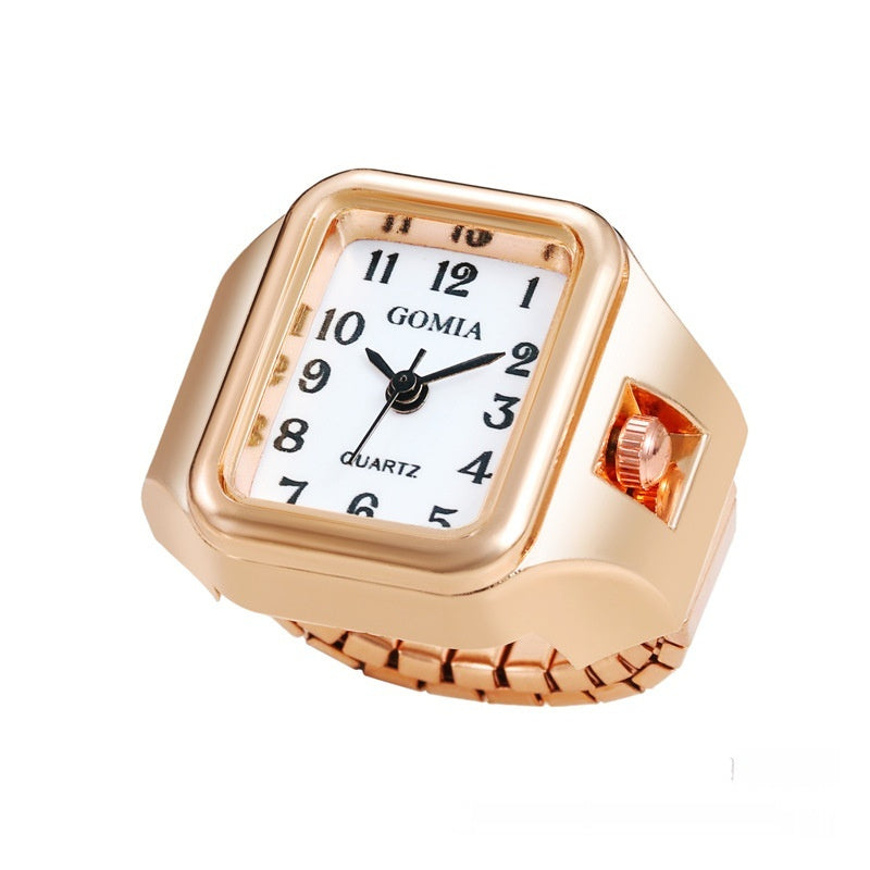 Watch With An Extended Strap That Can Be Worn As A Ring