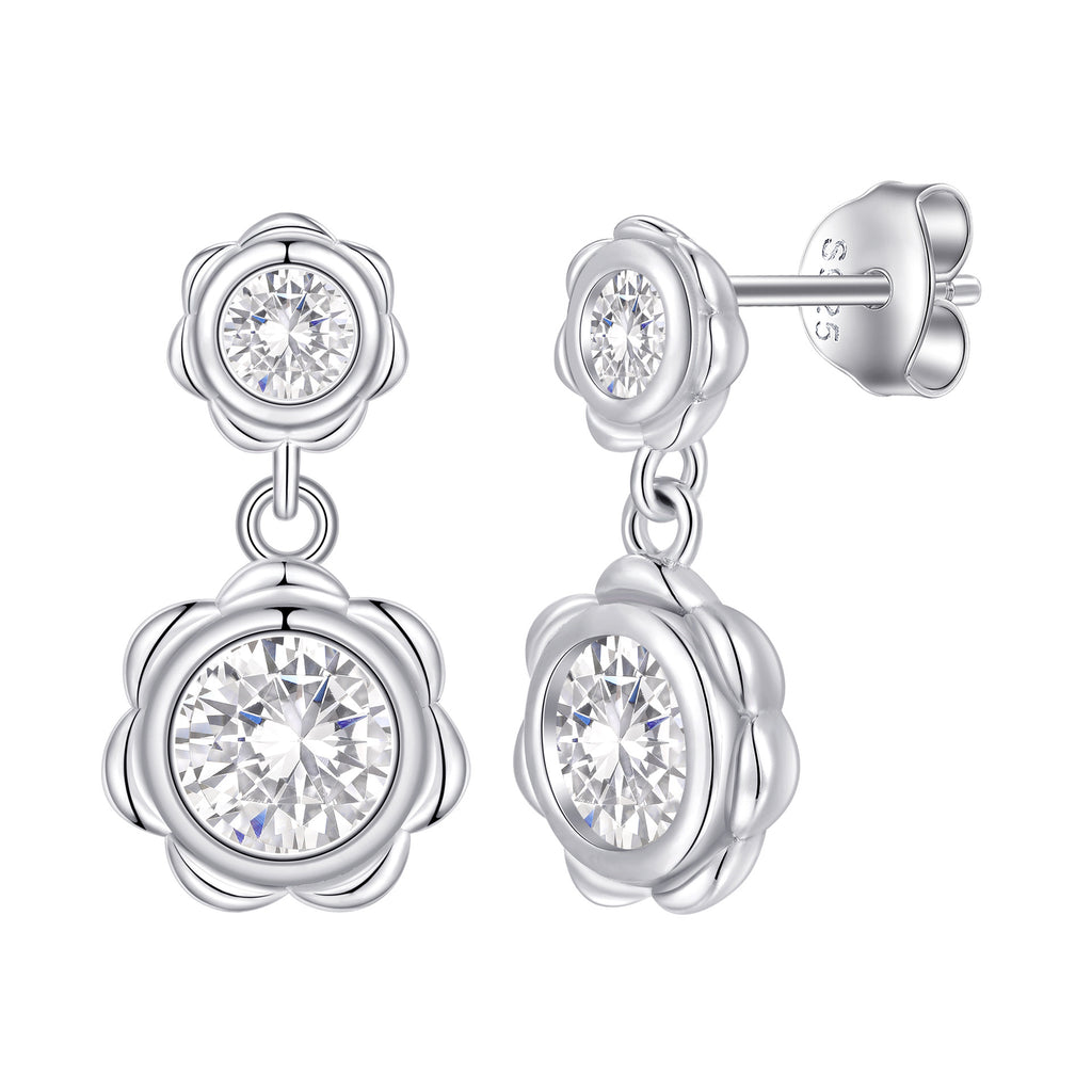 High-End 925 Sterling Silver Tassel Earrings