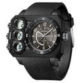 Outdoor Sports Waterproof Watch For Men Rugged Design With A Large Dial And Dual Display