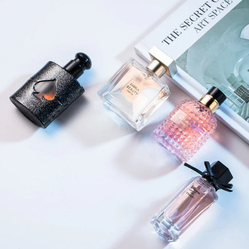Women’s Perfume Gift Set of 4 Elegant Floral and Woody Long Lasting Fragrances Total 105g Perfect Gift for Daily Use or Travel