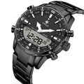 Steel Band Cool And Stylish Luminous Mens Watch