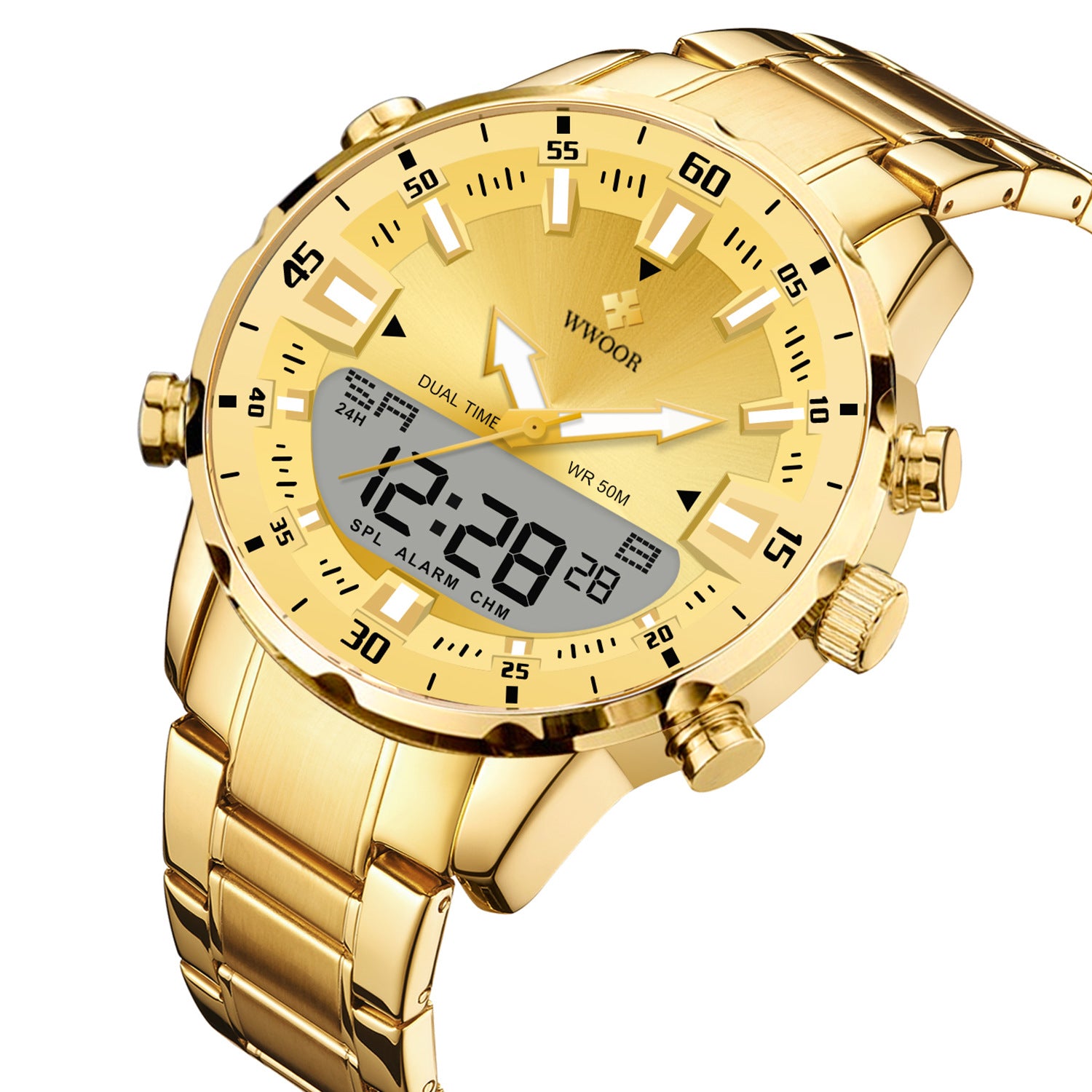 Steel Band Cool And Stylish Luminous Mens Watch
