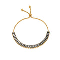 Single-sided Zircon-studded Chain Pearl Bracelet