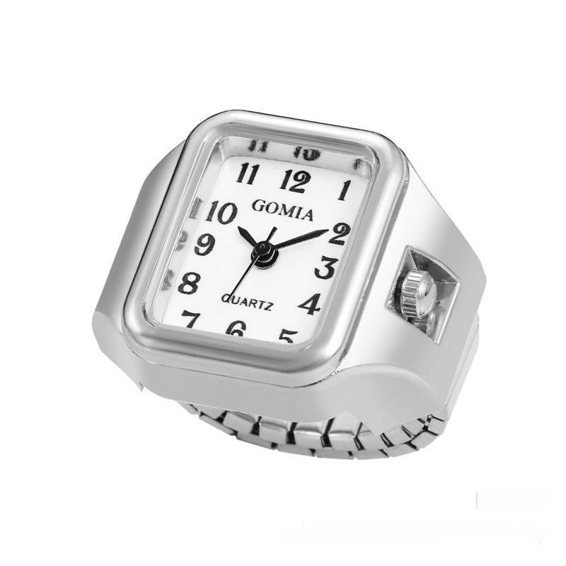Watch With An Extended Strap That Can Be Worn As A Ring