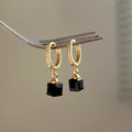 Women's All-Match Simple Elegant Square Diamond-Encrusted Ear Cuffs