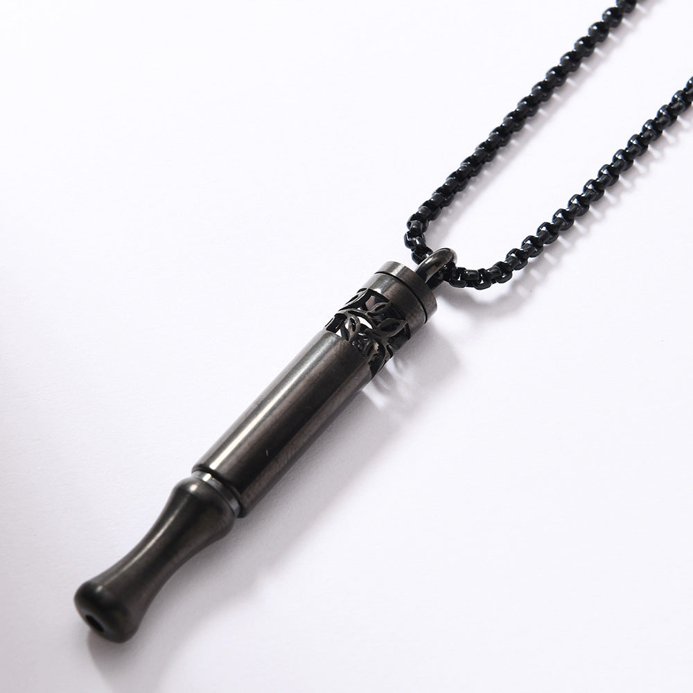 Patterned Meditation Breathing Apparatus Necklace