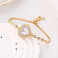 New Womens Watch With A Delicate Diamond-studded Heart Design