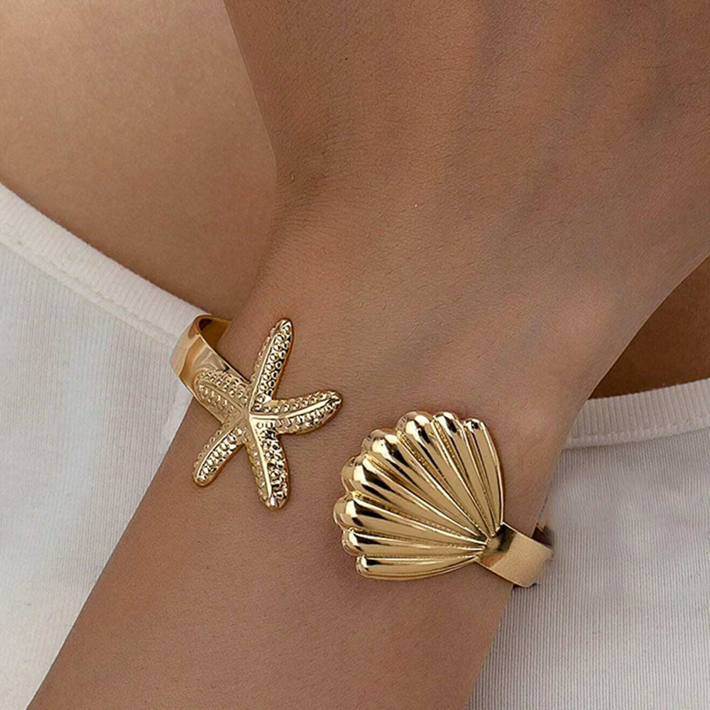 Elegant Personalized Stainless Steel Bracelet In A Beach-resort Style