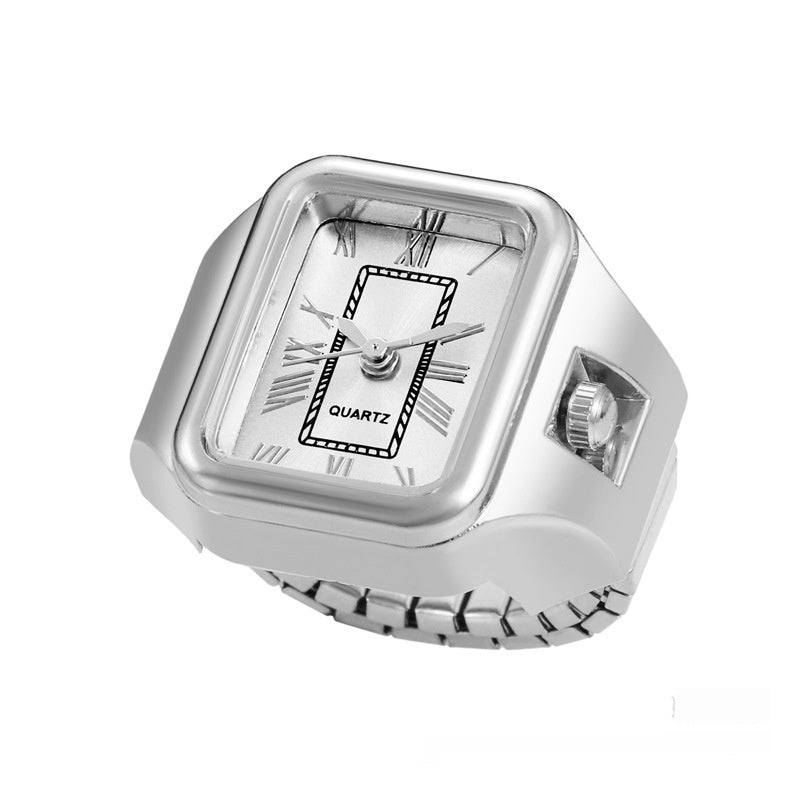 Watch With An Extended Strap That Can Be Worn As A Ring