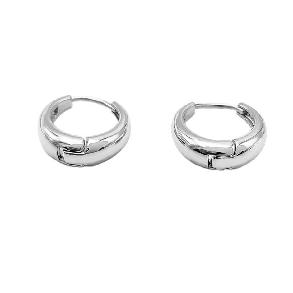 Fashionable Gold-Plated Stainless Steel Earrings